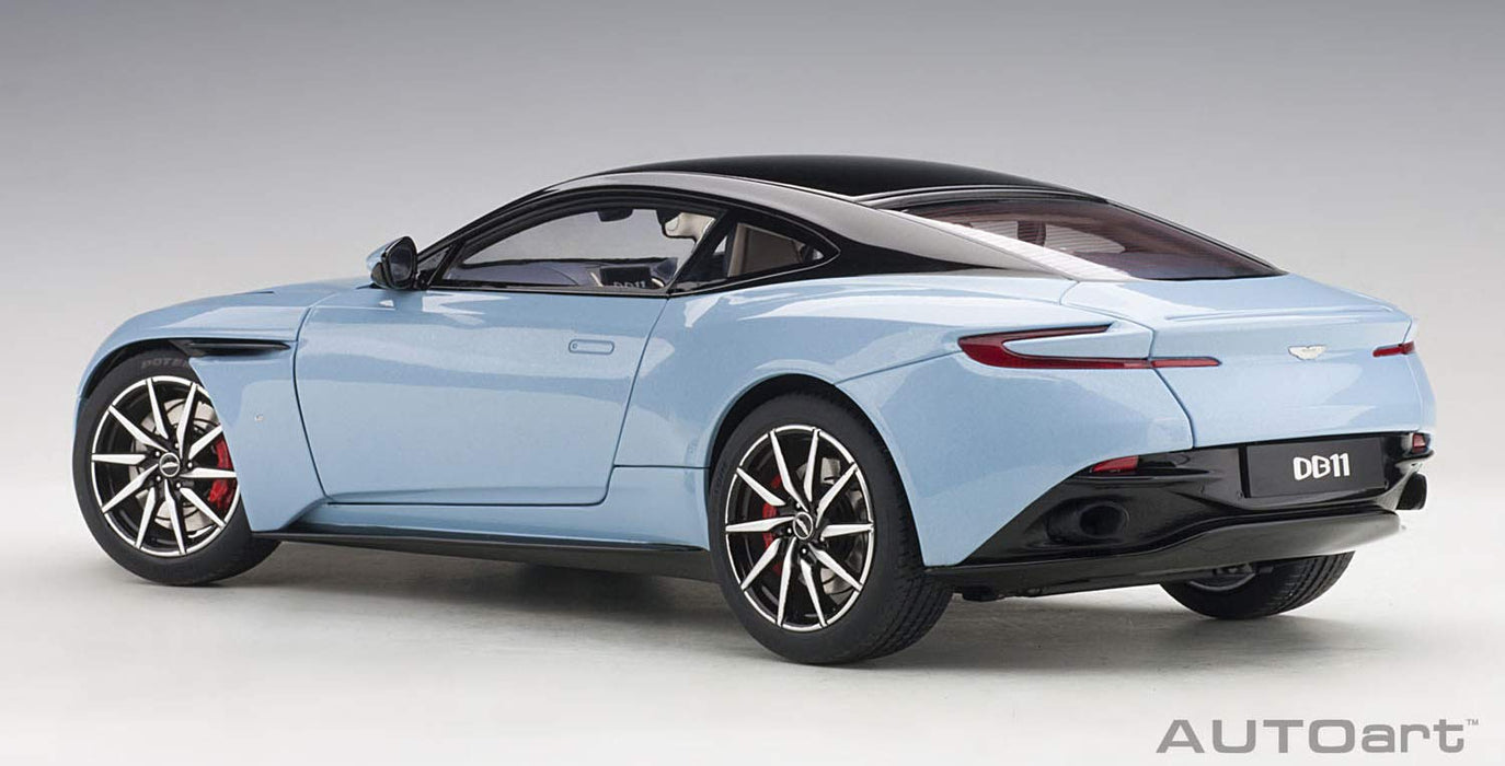 AUTOart 1/18 ASTON MARTIN DB11 Metallic Light Blue 70268 Diecast Model Car NEW_2