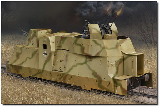 Hobby Boss 1/72 German Armored Train BP-42/Flak Wagon Plastic Model Kit HBB82925_1