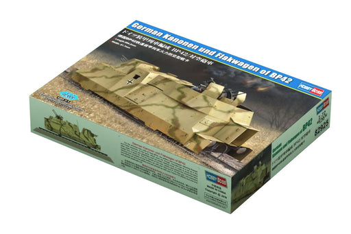 Hobby Boss 1/72 German Armored Train BP-42/Flak Wagon Plastic Model Kit HBB82925_2