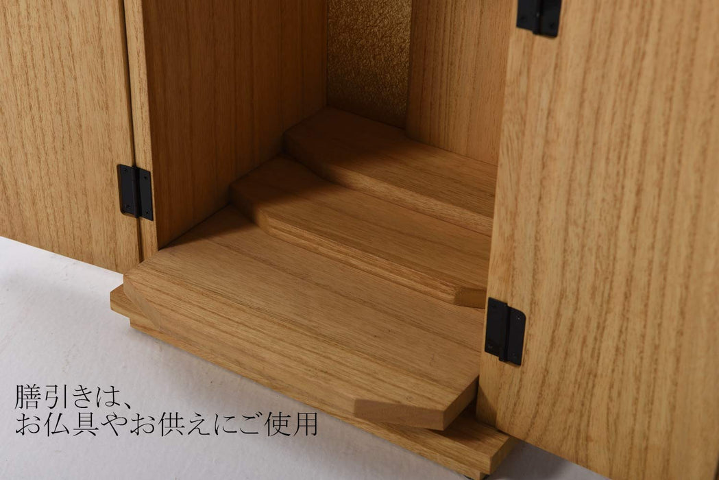 KIRIGEN Buddhist Altar Mini Altar Small Compact Size Modern Natural Memorial Box_4