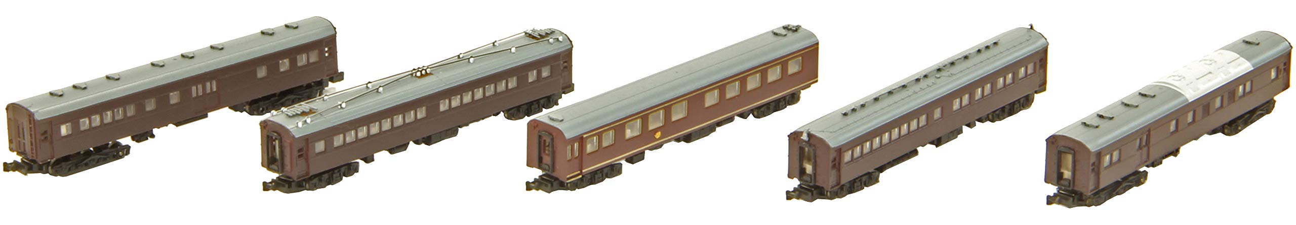 Z Gauge No.1 Formation Train Late Specification 5-Car Set T036-1 Railway Model_1
