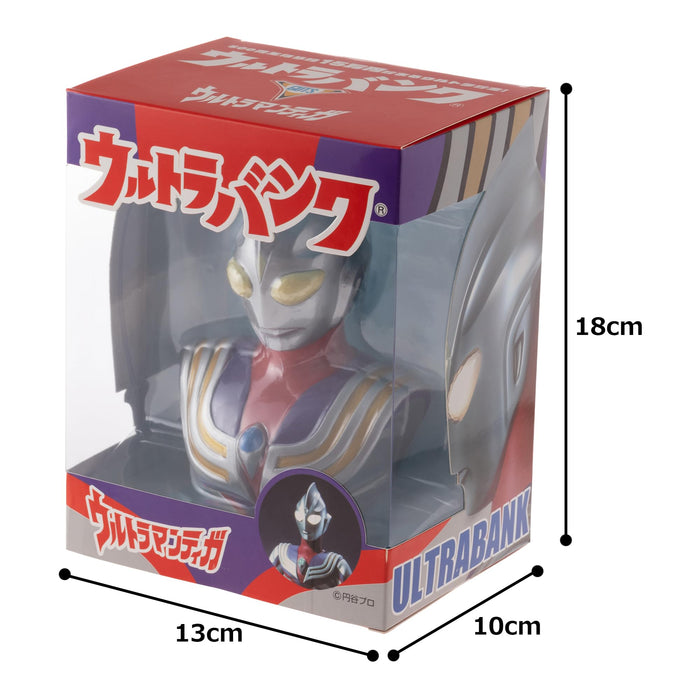 Lecre Ultraman Tiga Figure 19cm Ultra Bank PVC 159 for 6 years old & up NEW_3