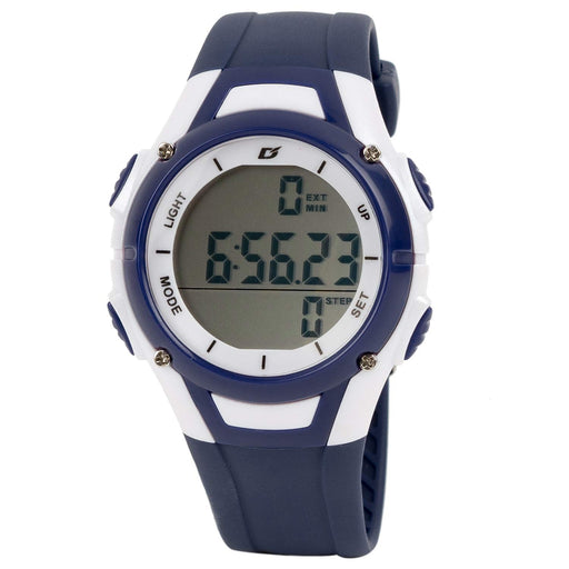 ALIAS Watch Digital Men's Pedometer Blue ADWW18110PM-02 Polyurethane Band NEW_1