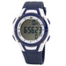 ALIAS Watch Digital Men's Pedometer Blue ADWW18110PM-02 Polyurethane Band NEW_1