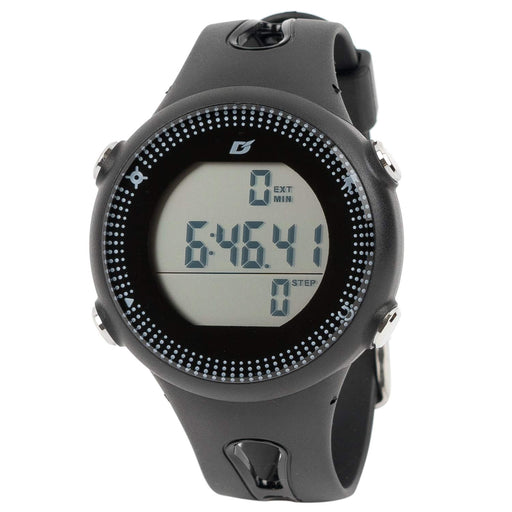 ALIAS Watch Digital Men's with Pedometer Black Polyurethane ADWW18111PM-04 NEW_1