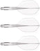 CONDOR AXE REVIVAL Small S Clear Dart Flight Protector Standard Made in Japan_1