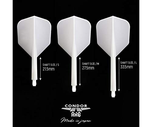 CONDOR AXE REVIVAL Small S Clear Dart Flight Protector Standard Made in Japan_3
