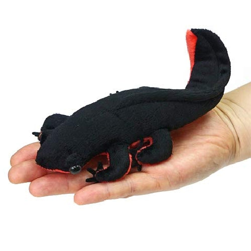 TST ADVANCE Red-bellied Newt Plush Doll BLACK Size 18cm Realistic Design Animal_6