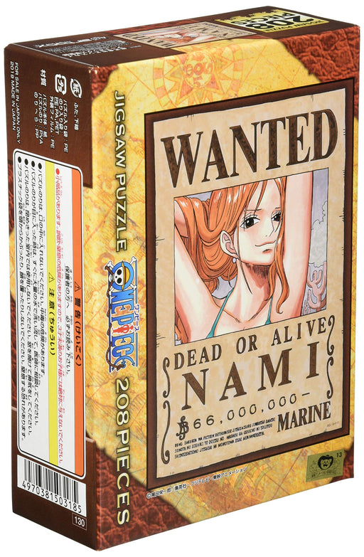 Ensky 208 pieces One Piece Puzzle Nami Wanted Poster 18.2x25.7cm ‎208-036 NEW_1