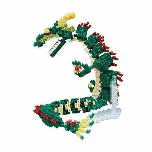 Kawada Nanoblock Dragon 700pcs Standard Edition Green NBM-026 Plastic Block NEW_3