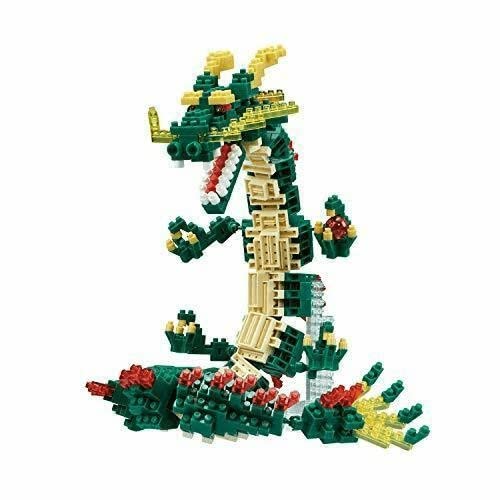 Kawada Nanoblock Dragon 700pcs Standard Edition Green NBM-026 Plastic Block NEW_4