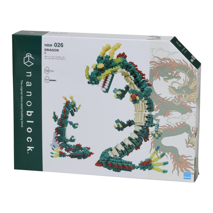 Kawada Nanoblock Dragon 700pcs Standard Edition Green NBM-026 Plastic Block NEW_5