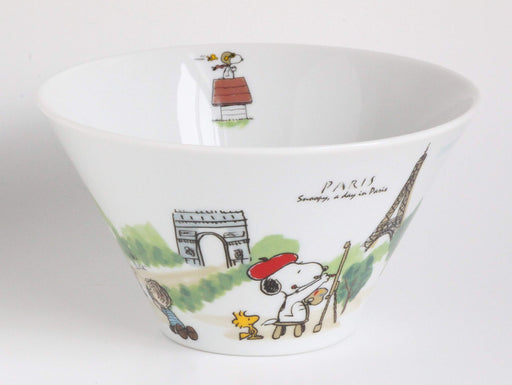 PEANUTS Snoopy World Travel Multi Bowl London White 700ml Shimizutougyou NEW_1