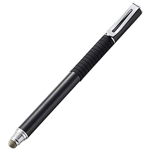 Elecom touch pen stylus pen 2WAY conductive fiber & disk Type P-TP2WY01BK NEW_1