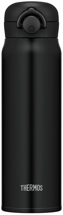 THERMOS Vacuum Insulated Mobile Mug One Touch Open Black 600ml JNR-601 MTBK NEW_2