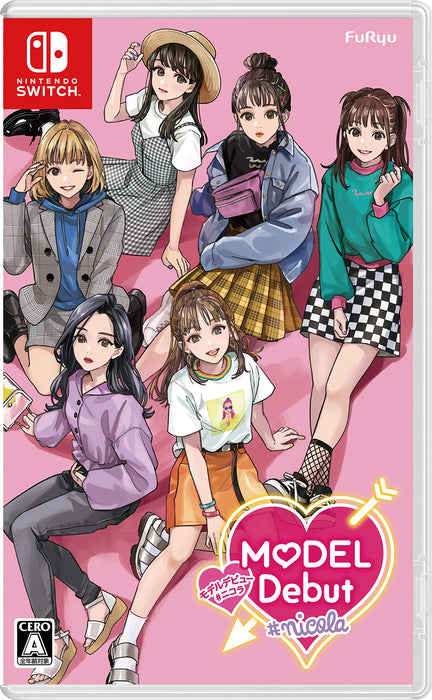 MODEL Debut # nicola Nintendo Switch Japanese Ver. Fashion Game HAC-P-ASLNA NEW_1
