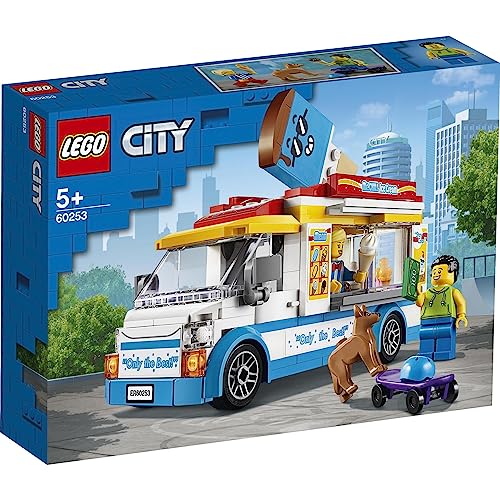 LEGO City Ice Cream Truck 60253 Plastic Block Toy 200 pieces 5+ Multicolor NEW_1