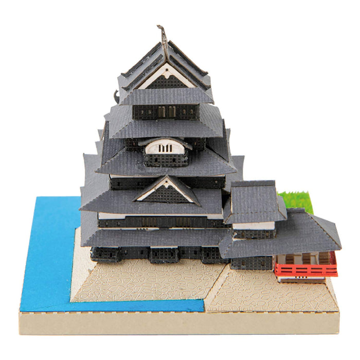 Kawada Paper Nano Matsumoto Castle Building Kit PN-140 Paper Craft Multicolor_9