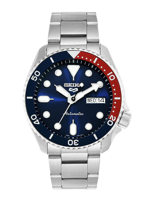 SEIKO 5 SRPD53K1 Sports Pepsi Color Automatic Mechanical Diver Men Watch NEW_1