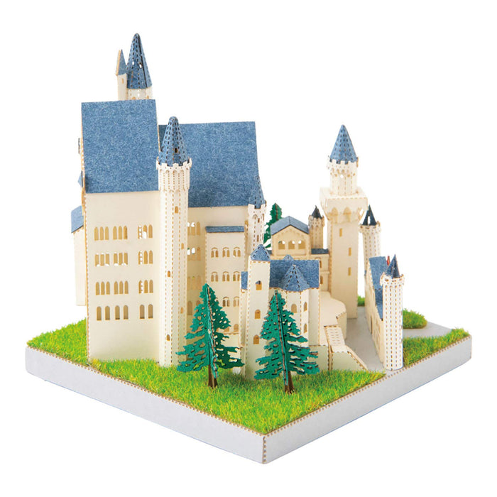 Kawada Paper Nano Neuschwanstein Castle Building Kit PN-141 Paper Craft NEW_3