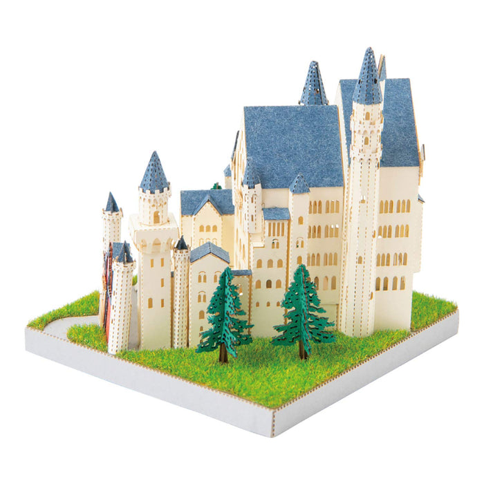 Kawada Paper Nano Neuschwanstein Castle Building Kit PN-141 Paper Craft NEW_5