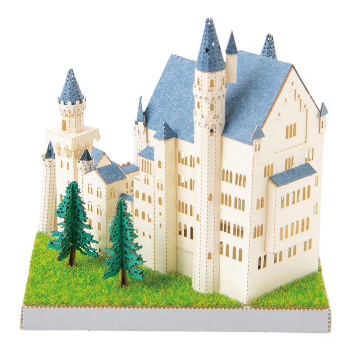 Kawada Paper Nano Neuschwanstein Castle Building Kit PN-141 Paper Craft NEW_6