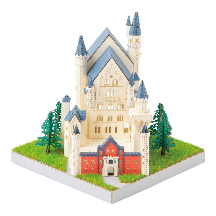 Kawada Paper Nano Neuschwanstein Castle Building Kit PN-141 Paper Craft NEW_9