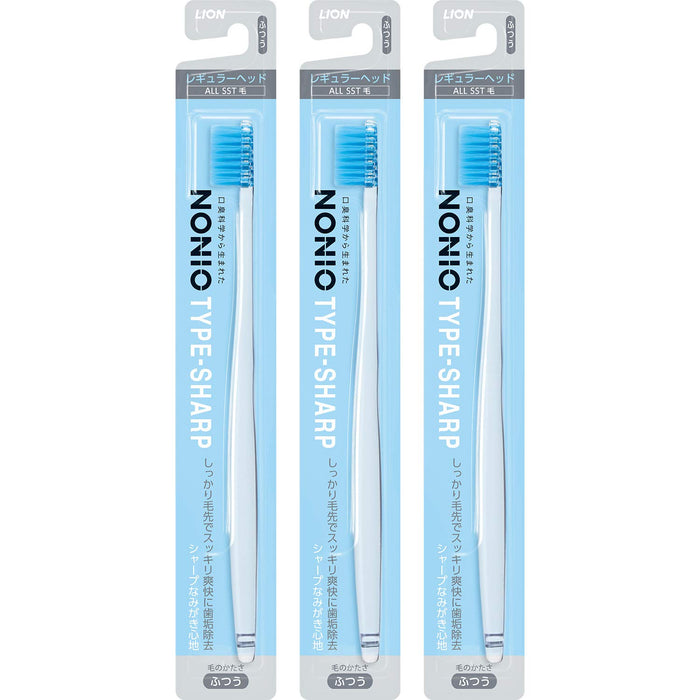 NONIO Toothbrush TYPE-SHARP Normal Extra Fine set of 3 pieces IEIEI3301 NEW_1