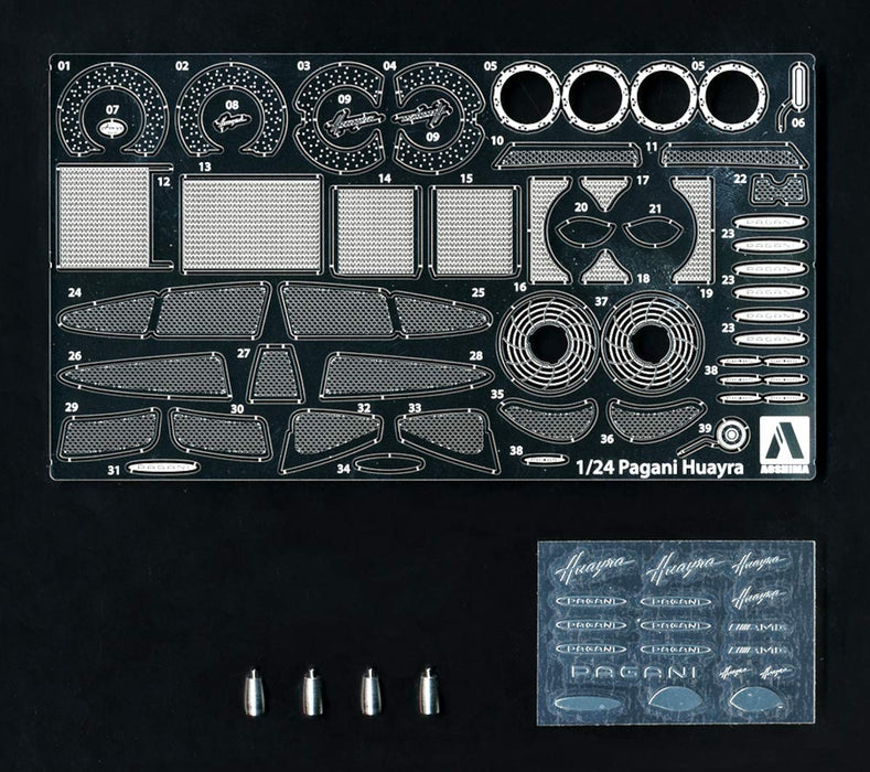 AOSHIMA 1/24 the super car detail up parts for TSC-02 Pagani Huayra TSC-02 NEW_2