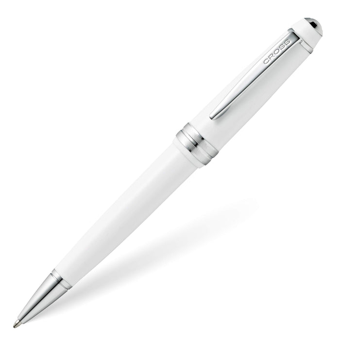 Cross ballpoint pen oil-based Bailey light NAT0742-2 White Glossy Resin NEW_1