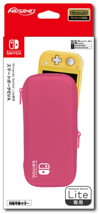 Hori Nintendo Switch Lite Dedicated Official EVA Smart POUCH Case Pink HROP-02PI_1