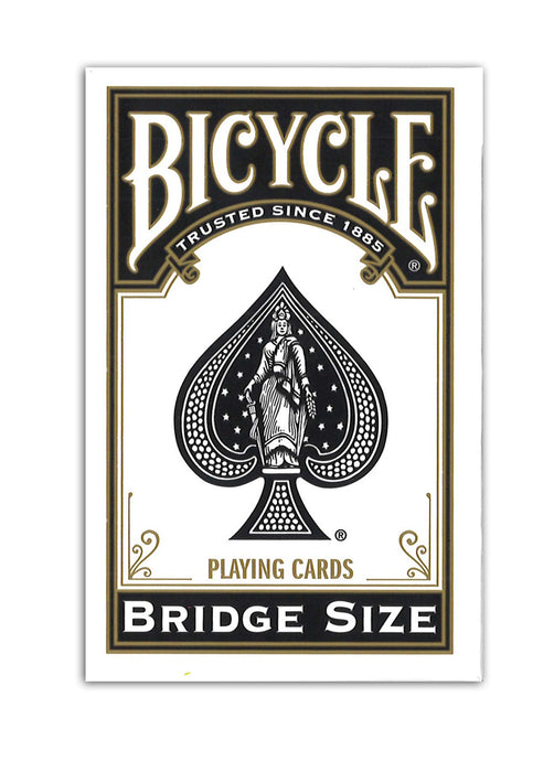 Bicycle Playing Cards Black 5.7x8.8x1.8cm 86C Rider Back Bridge Size Paper Cards_1