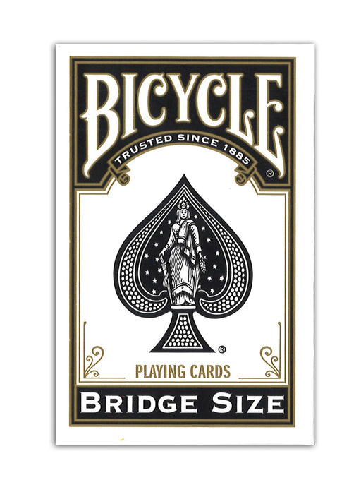 Bicycle Playing Cards Black 5.7x8.8x1.8cm 86C Rider Back Bridge Size Paper Cards_1
