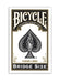 Bicycle Playing Cards Black 5.7x8.8x1.8cm 86C Rider Back Bridge Size Paper Cards_1