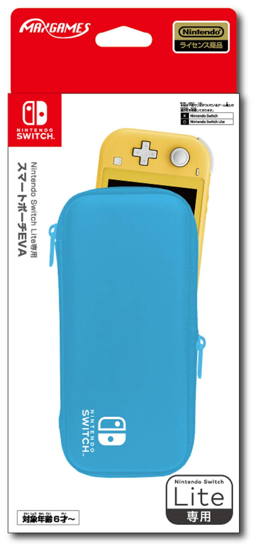 Hori Nintendo Switch Lite Dedicated Official EVA Smart POUCH Case Blue HROP-02BL_1