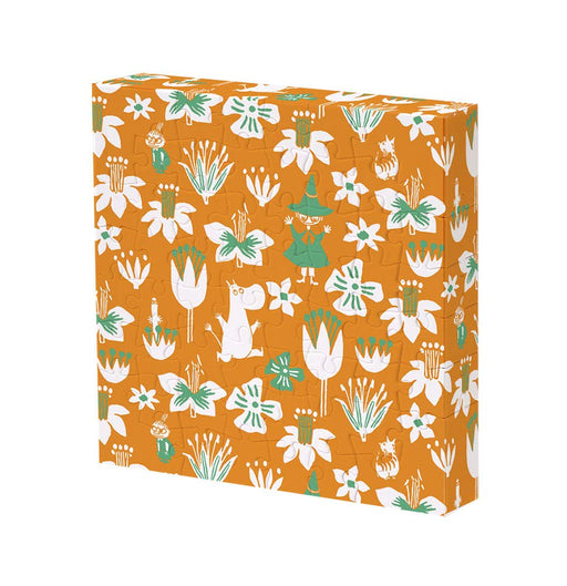 Yanoman 56-Piece Moomin KOBANA Canvas Plastic Jigsaw Puzzle Orange ‎2303-14 NEW_1