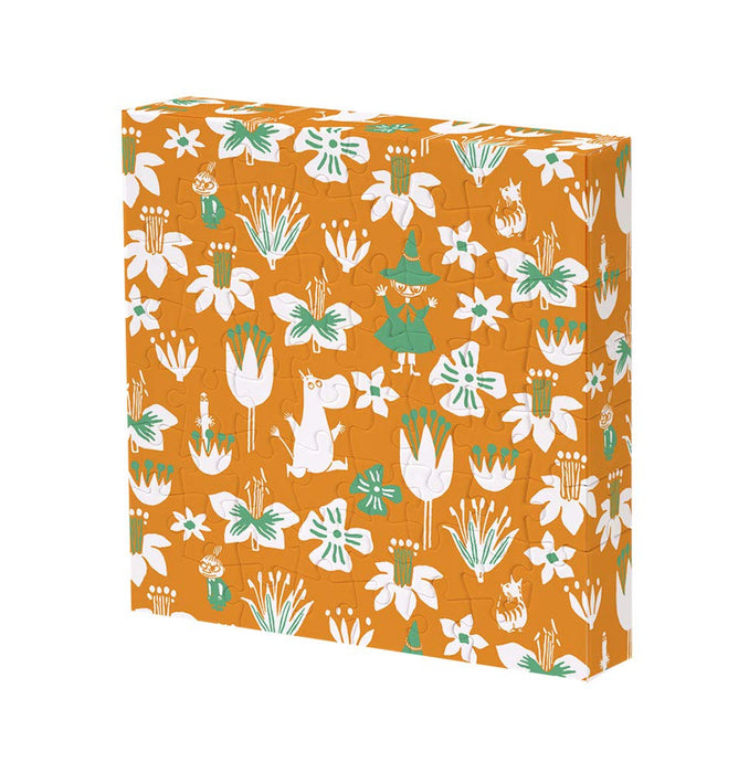 Yanoman 56-Piece Moomin KOBANA Canvas Plastic Jigsaw Puzzle Orange ‎2303-14 NEW_1