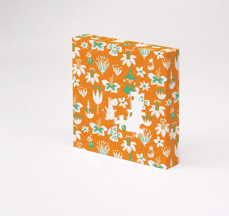 Yanoman 56-Piece Moomin KOBANA Canvas Plastic Jigsaw Puzzle Orange ‎2303-14 NEW_2