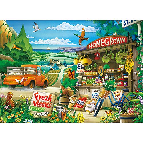 APPLEONE 500 Piece Jigsaw Puzzle Country Road 38x53cm ‎500-266 H.TANIKAWA NEW_1
