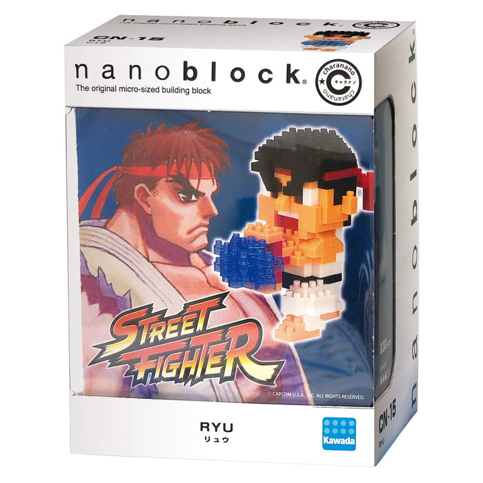 Kawada Nanoblock Street Fighter Ryu CN-15 220 pieces Difficulty Level 3 NEW_2