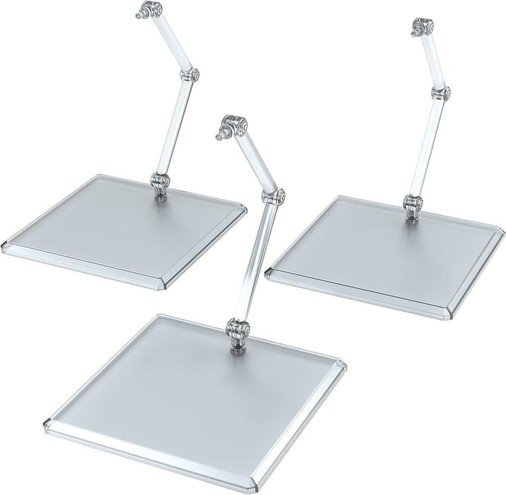 Set of 3 Clear ABS Display Stands for Figures and Models THE Simple Stand G96727_1