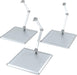 Set of 3 Clear ABS Display Stands for Figures and Models THE Simple Stand G96727_1