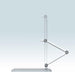 Set of 3 Clear ABS Display Stands for Figures and Models THE Simple Stand G96727_3