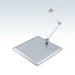 Set of 3 Clear ABS Display Stands for Figures and Models THE Simple Stand G96727_4