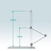 Set of 3 Clear ABS Display Stands for Figures and Models THE Simple Stand G96727_8