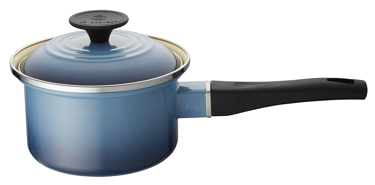 Le Creuset Kitchen Limited Saucepan Marine Blue 14cm Enamel plated steel NEW_1