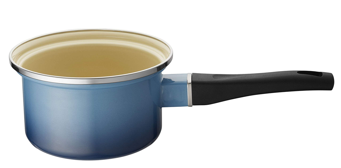 Le Creuset Kitchen Limited Saucepan Marine Blue 14cm Enamel plated steel NEW_2