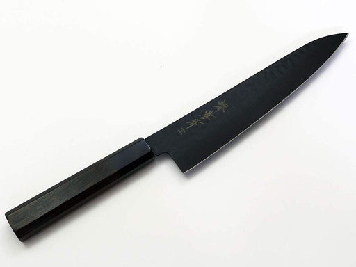 Kurokage Gyuto 210 V Gold No.10 Hammer Fluorine Processed Japanese Style Knife_2