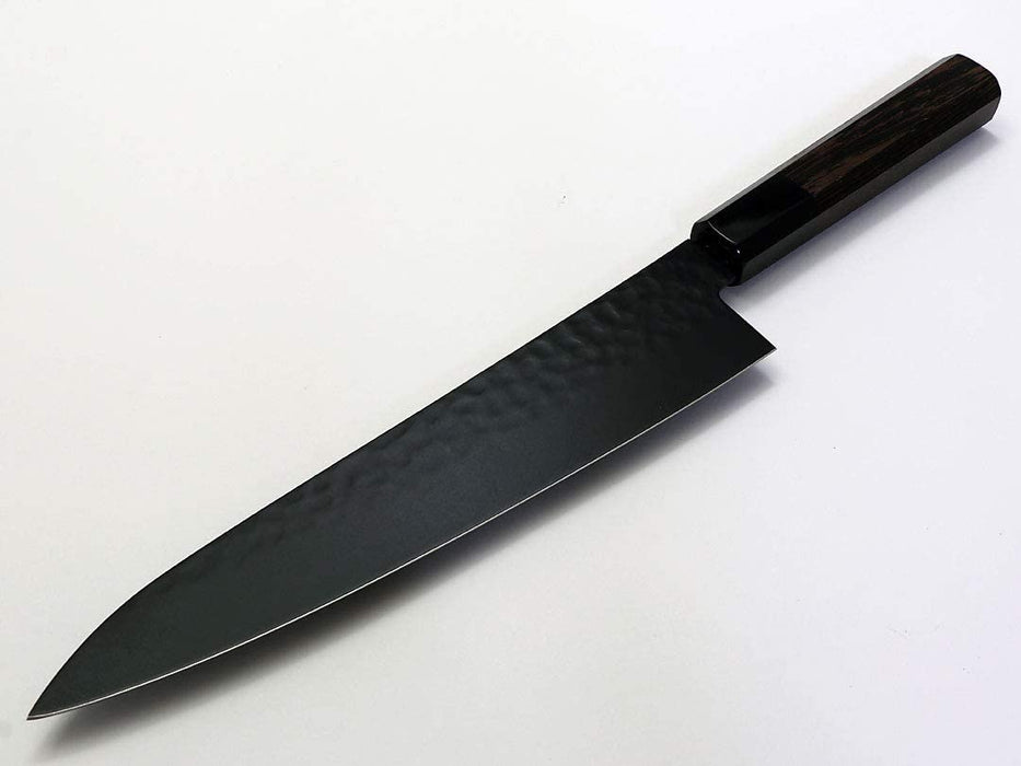Kurokage Gyuto 210 V Gold No.10 Hammer Fluorine Processed Japanese Style Knife_6