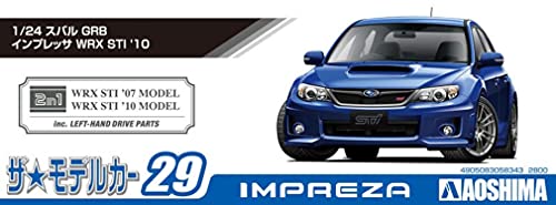 AOSHIMA 1/24 The Model Car No.29 SUBARU GRB IMPRESA WRX STI '10 Model Kit NEW_5